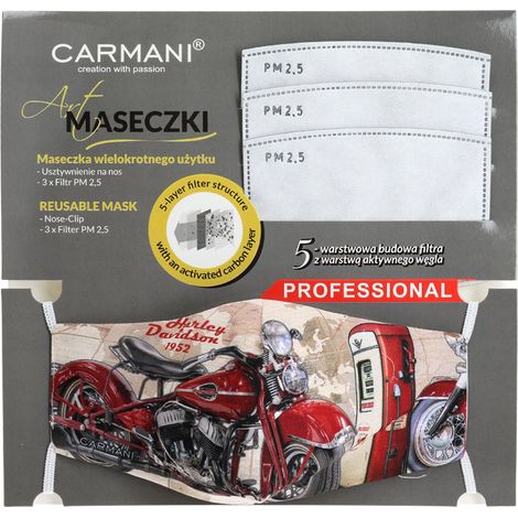 Máscara protectora con filtro - Motores (carmani)
