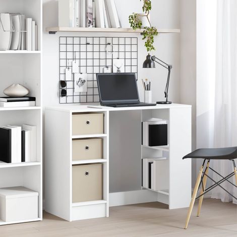 vidaXL Scrivania Bianco 100 x 40 x 75 cm Legno multistrato