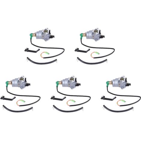 5 carburateurs compatibles avec les générateurs portables Honda GX240 8HP, GX270 9HP, GX340 11HP et GX390 13HP (182F/188F, EX6500) de 6500 W (1/5)