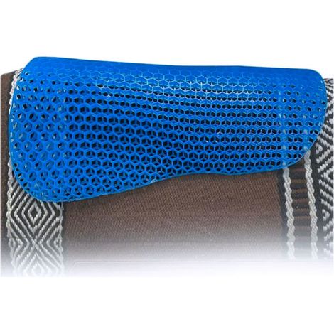 Full, Azzurro: Semisottosella Western modello Air Release in morbido gel traforato