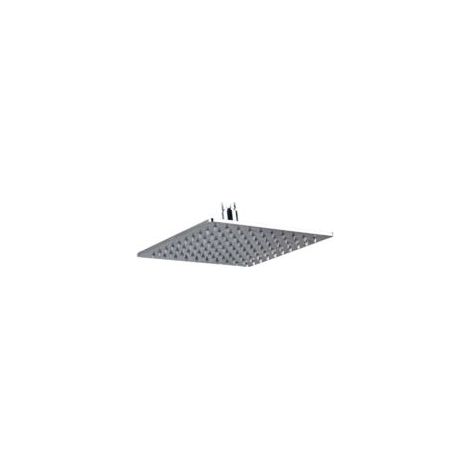 Cabezal de ducha cuadrado tipo lluvia con diseño antical, cabezal de ducha de acero inoxidable de alta presión, cabezal de ducha giratorio de 360°, fácil de instalar y limpiar, 8 pulgadas (20-Crezuo)