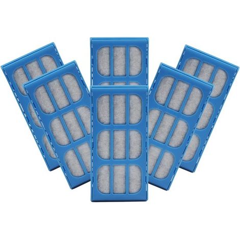 Lot de 6 filtres à charbon actif pour fontaine à eau, filtres de remplacement compatibles Cat Mate et Dog Mate, système de filtration pour réduire chlore et calcaire, accessoire pour animaux (1/5)