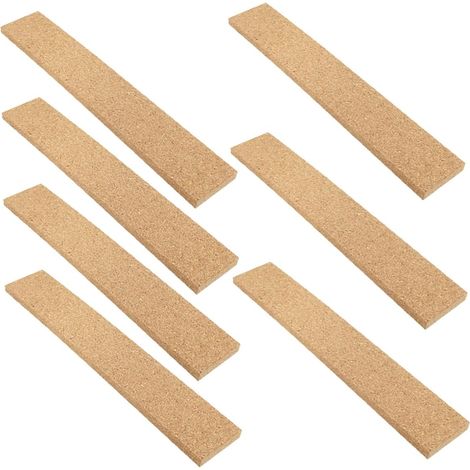 Lot de 7 bandes adhésives en liège couleur avoine pour murs, tableau (1/5)