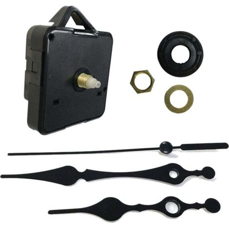 Mécanisme de Mouvement Horloge Murale Quartz Silencieux Kit Réparation Remplacement Sans Tic Tac (1/4)