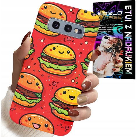 Cover per Samsung Galaxy S10E - Simpatici hamburger sorridenti (1/5)