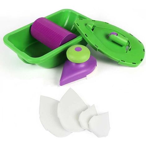 Kit d'outils à main de bricolage, plateau à rouleaux de peinture, brosse de peinture domestique, outils de décoration murale (1/5)