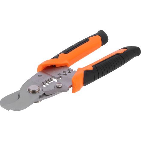 175 mm / 6.9 inch cable crimping tool, electrician's wire cutter scissors, wire stripper (1/5)