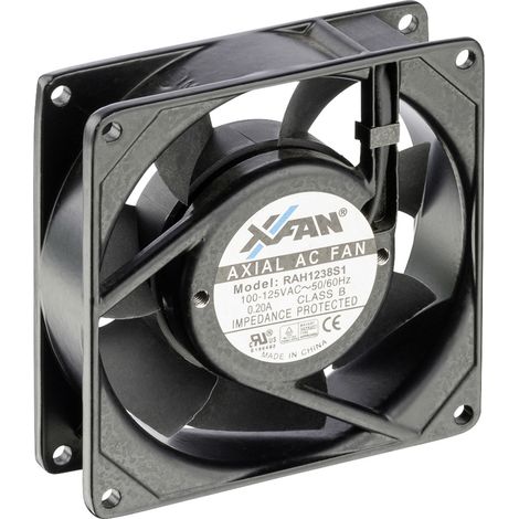 X-Fan RAH1238S1 Axiallüfter 230 V/AC 163 m³/h (L x B x H) 120 x 120 x 38 mm