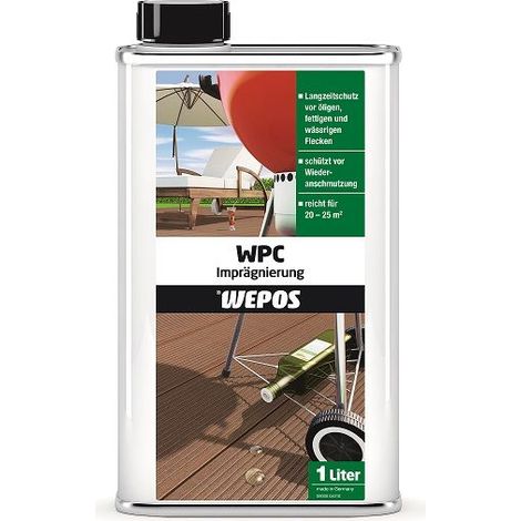 Wepos WPC- Imprägnierung 1 L Langzeitschutz (1/2)