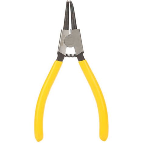 Gebogene Sicherungsringzange aus Edelstahl mit 17,8 cm (7 Zoll) langem Griff – Mechanisches Sicherungswerkzeug TU-175SB
