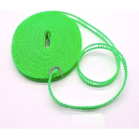 Tendedero de nailon resistente al viento, tendedero portátil (verde, 5 metros de largo, 1 unidad) (1/5)