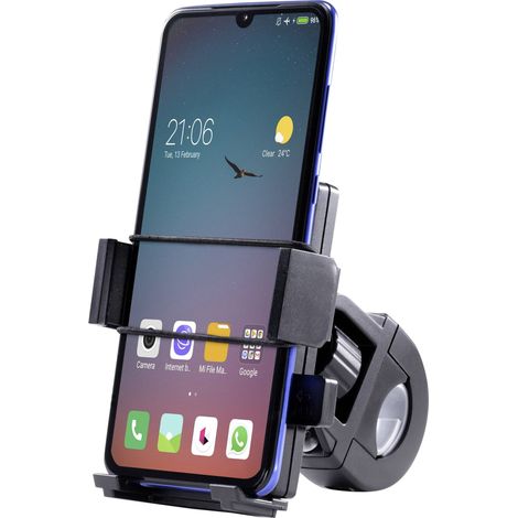 Fixation de téléphone portable pour vélo Renkforce adapté pour (modèle de téléphone portable): Universal Largeur (max.): 95 mm R526961 (1/5)