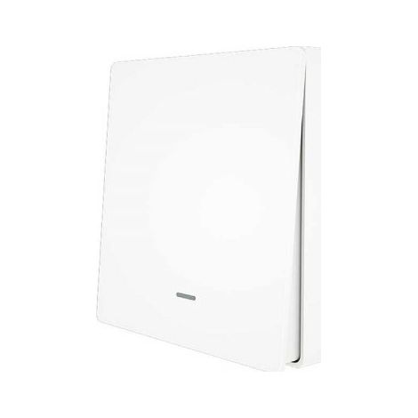 Telecomando Interruttore 1 Tasto, RF 433MHz, TUYA, Smart Life, 3V Con Pile CR2032 (non incluse), 86x86x16mm, IP20, SH4491