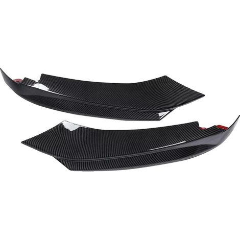 Spoiler paraurti anteriore, effetto fibra di carbonio, aerodinamica migliorata, effetto carbonio (1/2)