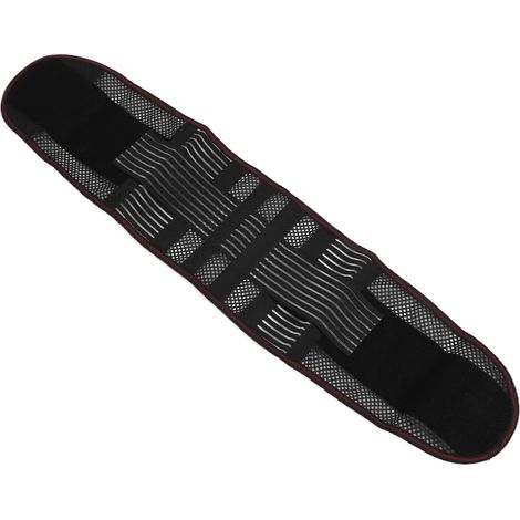 Ceinture de soutien lombaire et lombaire pour homme et femme, soulageant la douleur et respirante, taille M. (1/5)