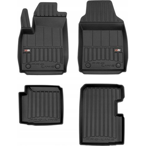ALFOMBRAS DE GOMA FIAT 500 HÍBRIDO desde 2020 - CANALETA 3D (1/5)