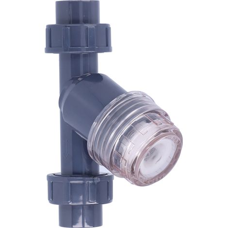 Filtre pour irrigation goutte à goutte en PVC stable, durable, à faible résistance et pratique pour tuyaux d'irrigation. (1/5)