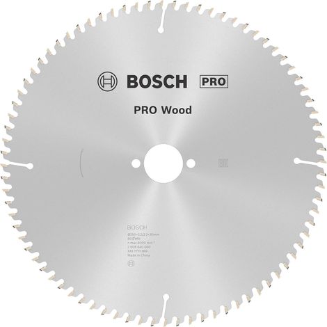 Lame de scie circulaire Bosch Optiline Wood 250x3,2x30 80Z - 2608640660