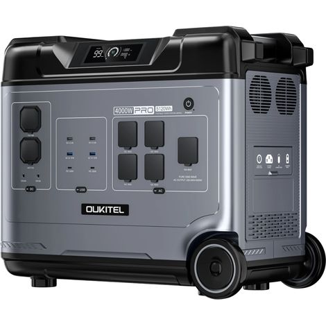 OUKITEL P5000E Pro Portable Power Station 4000W  5120Wh