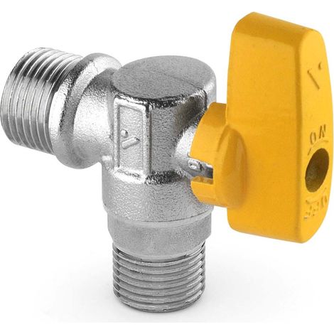 Valvola a sfera ad angolo per GAS 1/2"M x 1/2"M APM 3480.015 1/2"
