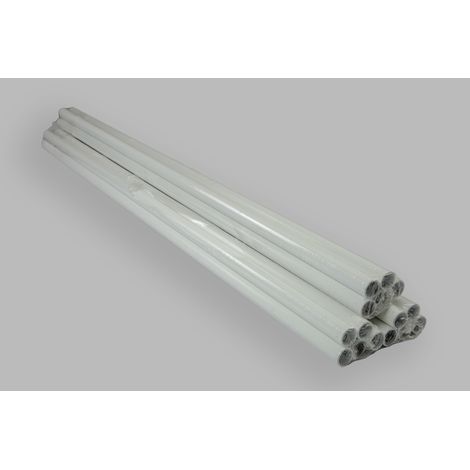 Restposten Rundrohr 20x1mm Aluminium weiß Alurohr Aluprofil, Länge ca. 89cm & 112cm: 112cm, Rest (Komplett) (1/3)