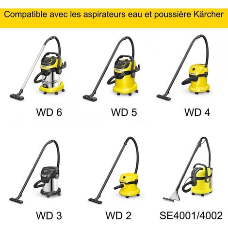 Sacchetti per aspirapolvere universali compostabili in carta kraft riciclata, confezione da 5, ad alte prestazioni, per pavimenti bagnati o asciutti, modelli standard (1/3)