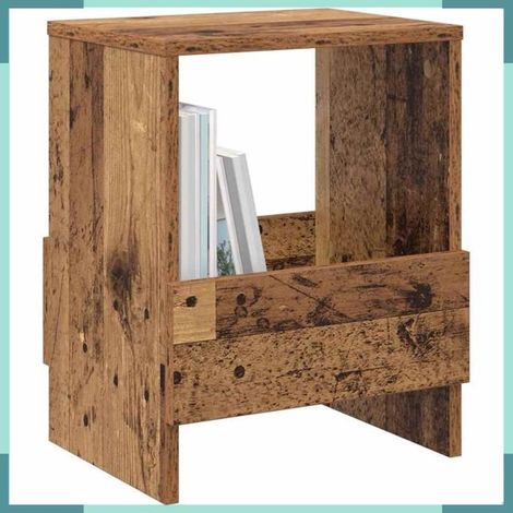 Étagère à magazines - 890981 - Bois ancien - 35 x 30 x 45 cm - Lot 2 pièces (1/5)