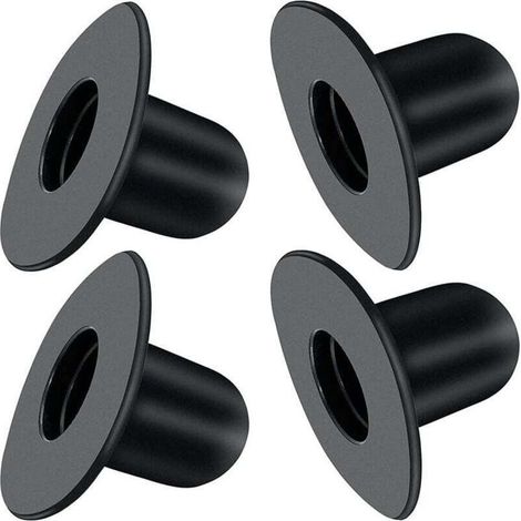 4 Pièces Bouchon de Piscine, Noir Bouchons de Fond de Rechange, pour Piscines Hors Sol (1/4)