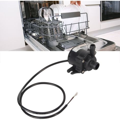 Umwälzpumpe für Eismaschinen und kleine Haushaltsgeräte, 24 V DC, 5 W, bürstenlos, hohe Förderleistung (350 l/h), geräuscharm (20–30 dB), geeignet für 0–80 °C, ABS, 101 g (1/5)