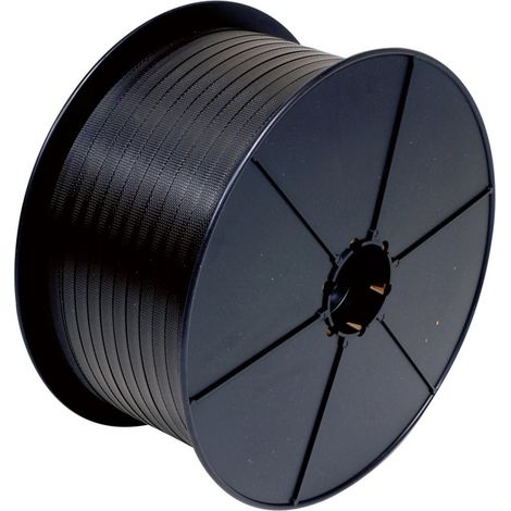Feuillard polypropylène manuel avec joues plastique 12mmx0,5mmx1500m - COLIS 2 BOBINES (1/2)