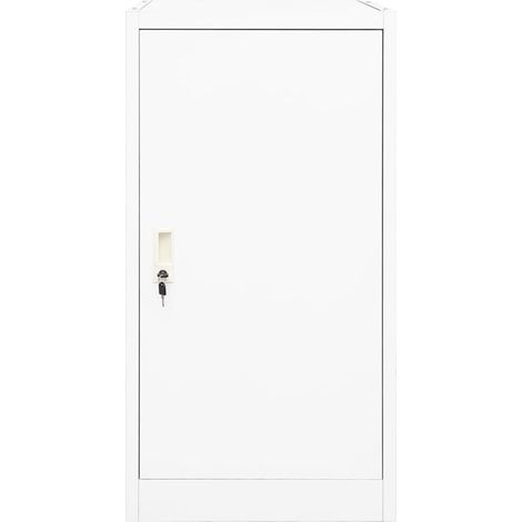 Maison Exclusive - Armario para sillas de montar acero blanco 53x