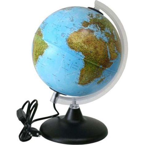 MAPPAMONDO GLOBO MODERNO LUMINOSO 20 CM 230V
