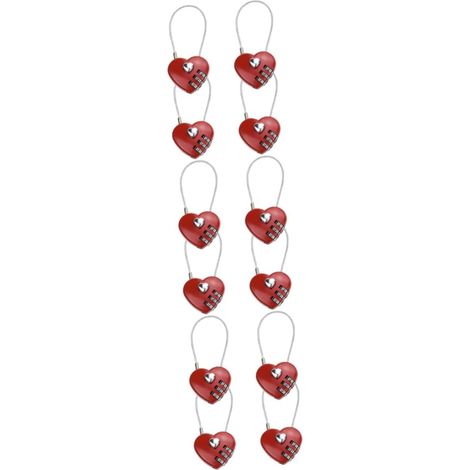 de rangement 4 pièces avec serrure forme boîte à bijoux pour