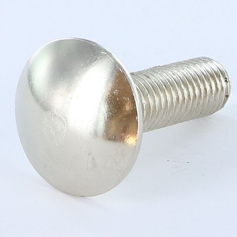 TRCC JAPY tête ronde collet carré M12X40 Filetage total Acier nickelé-1 pièce (1/3)