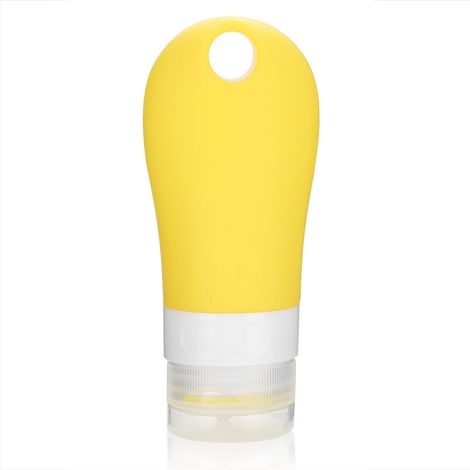 Flacon voyage silicone portable 02 - lotion vide, shampoing douche, contenant pressoir réutilisable pour toilette (1/5)