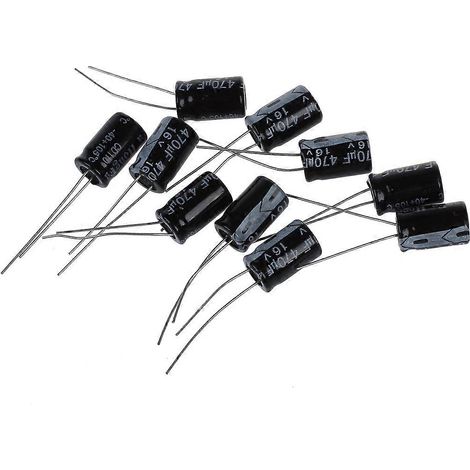 10 x 16V 470uF Condensateur électrolytique en aluminium 8X12mm (1/4)