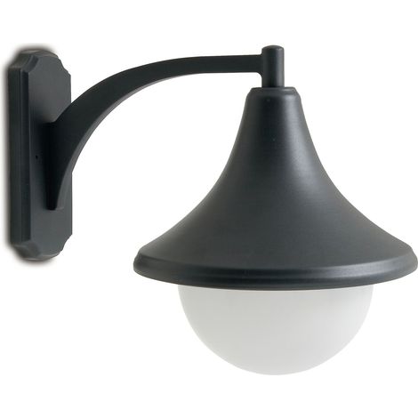 Aplique clásico POLAR IP43 E27 42W Antracita