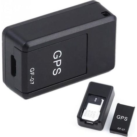 Mini-Tracker, GF-07 Reise-Kinder-Tracker, Senioren-Outdoor-Tracking-System, Schwarz, Mini-GPS, Diebstahlschutz, Verlustschutz, Rolltreppe