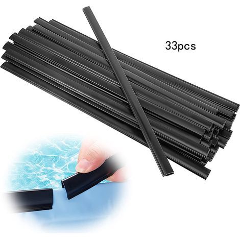 Set di 33 strisce di copertura per rivestimenti di piscine fuori terra, kit di ricambio per clip di fissaggio del rivestimento. (1/4)