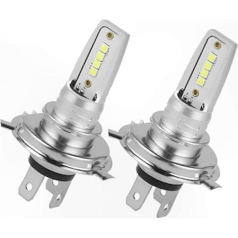 2er-Pack H4-LED-Lampen, helles, weißes Licht, energieeffizienter Ersatz für Autoscheinwerfer (1/5)