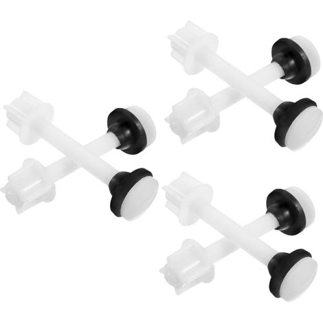 3 Ensembles Vis De Toilette Siège, 2 Pièces (1/5)