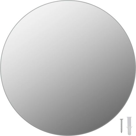 Miroir mural vintage Miroir mural pour Maison,salon,Chambre 40 cm Rond Verre -43727 (1/5)