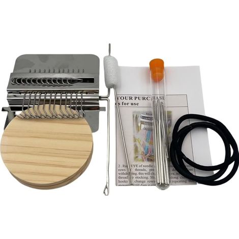 Irovami Kit PatchMaker 2.0 de tricot sur métier – mini métier portable, réparation rapide de couture