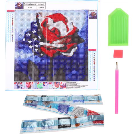 Kit 5D DIY Broderie Diamant Résine Cristal Perles Strass Déco Salon (1/5)