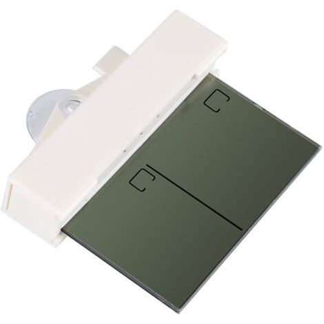 DEESSE SHOP-Thermomètre à affichage LCD Hydromètre numérique Station météo extérieure intérieure avec ventouse réversible pour réfrigérateur en verre de fenêtre (1/5)