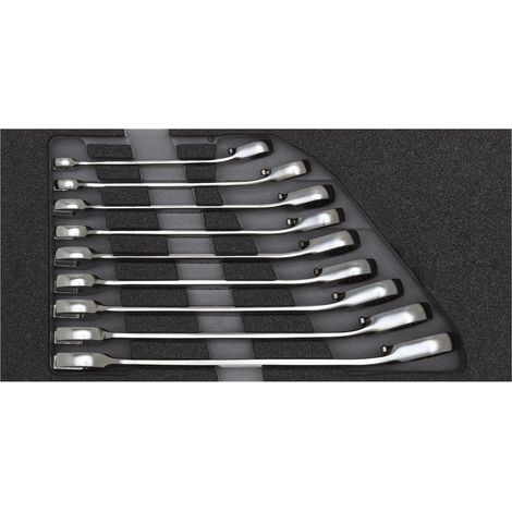 R22150002 Set di chiavi inglesi 2/6 modulo CT 9 pezzi (1/4)