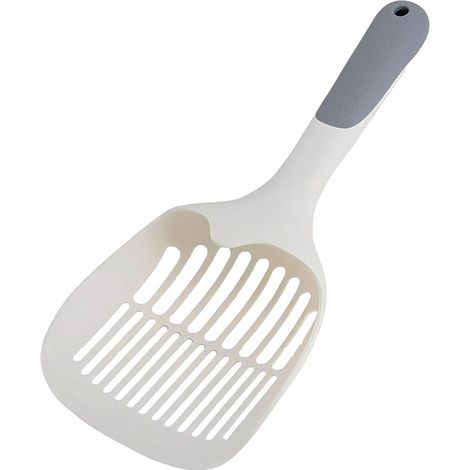 Paletta per lettiera per gatti XL 30 cm – Paletta grande per lettiera/feci, manico ergonomico antiscivolo in gomma, robusta, facile da pulire, adatta a tutti i tipi di lettiera per gatti (1/5)