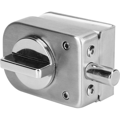 2 Serrures à loquet en acier inoxydable pour portes de meuble, salle de bain, toilette et vitrine