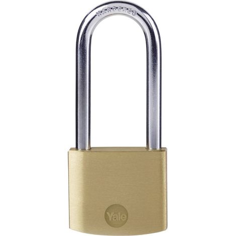 Cadenas YALE laiton - S'entrouvrant 30 mm - 3 clés - Anse large - 24246000 (1/3)