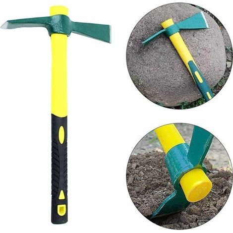 Houes Mini Pioche Outils Jardinage Désherbage Mini Pioches En Acier Manche En Fibre De Verre Arbre Pioches Jardinage Outils Agricoles (1/4)